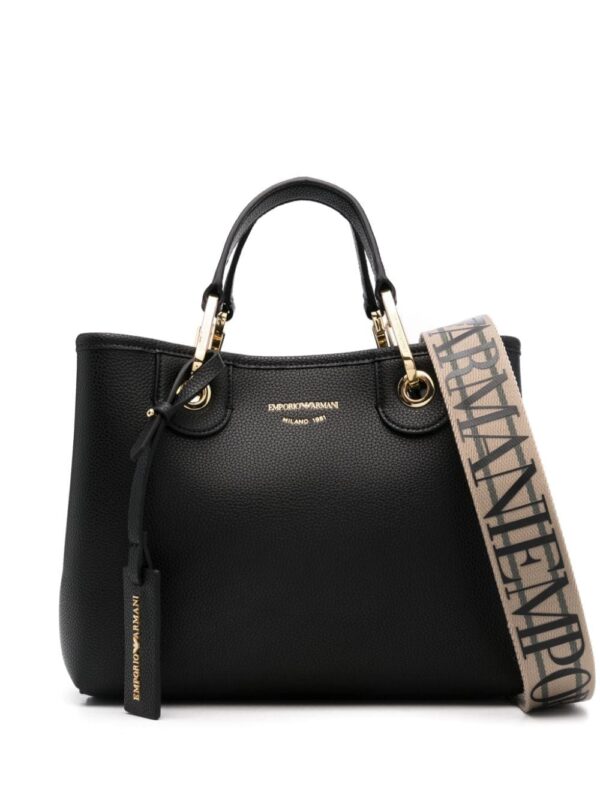 Emporio Armani logo-debossed tote bag