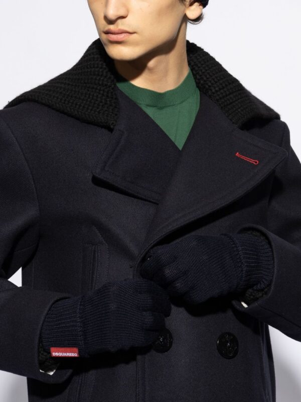 DSQUARED2 logo-tag wool beanie - Image 2