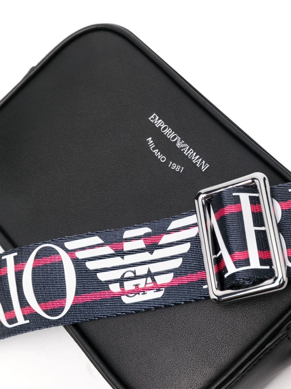 Emporio Armani logo-debossed crossbody bag - Image 4