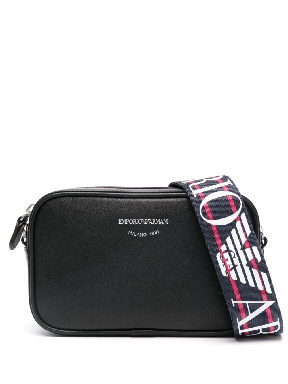 Emporio Armani logo-debossed crossbody bag