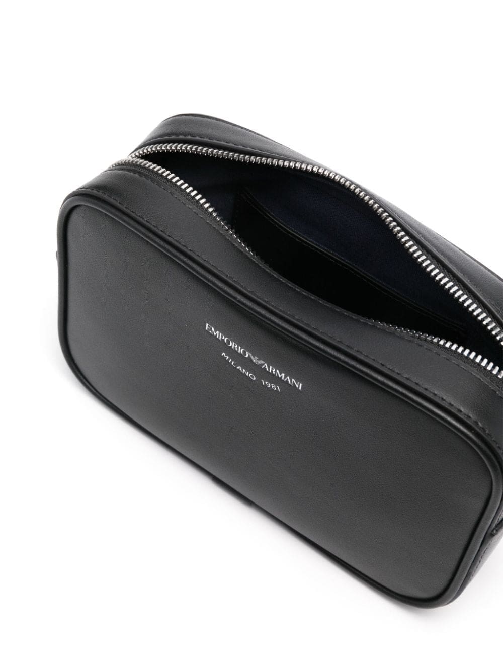 Emporio Armani logo-debossed crossbody bag - Image 5