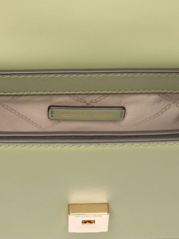Michael Kors logo-plaque leather mini bag - Image 5