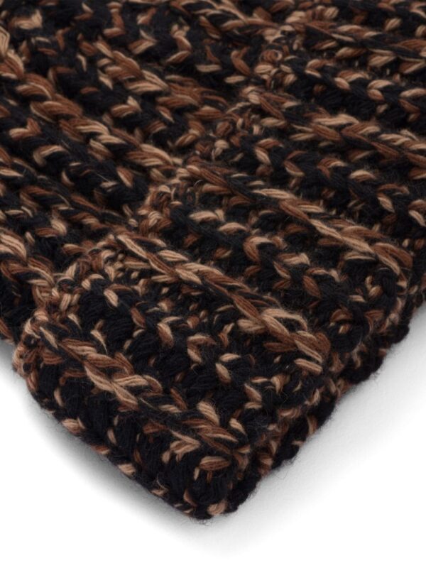 Prada triangle-logo ribbed-knit beanie - Image 2