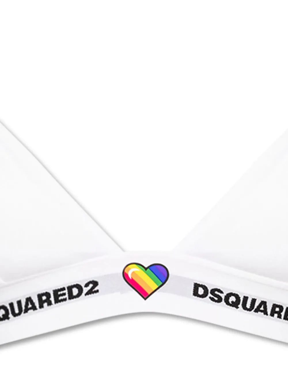 DSQUARED2 heart-appliqué logo-underband bra - Image 2
