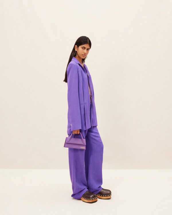 Jacquemus Le Chiquito long  Long signature handbag.      Purple - Image 2