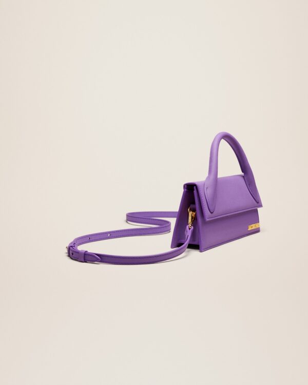 Jacquemus Le Chiquito long  Long signature handbag.      Purple - Image 3