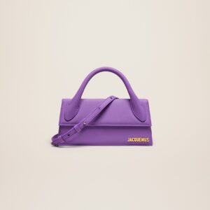 Jacquemus Le Chiquito long  Long signature handbag.      Purple