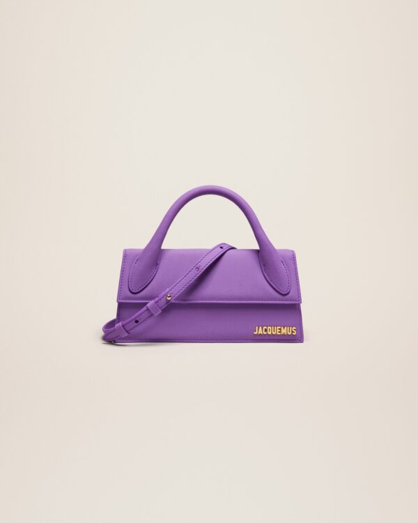 Jacquemus Le Chiquito long  Long signature handbag.      Purple