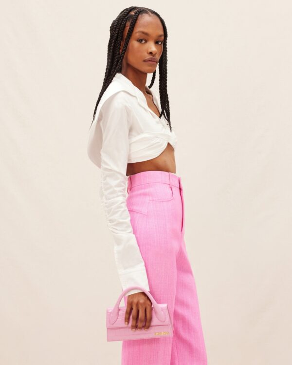 Jacquemus Le Chiquito long  Long leather handbag. - Image 2