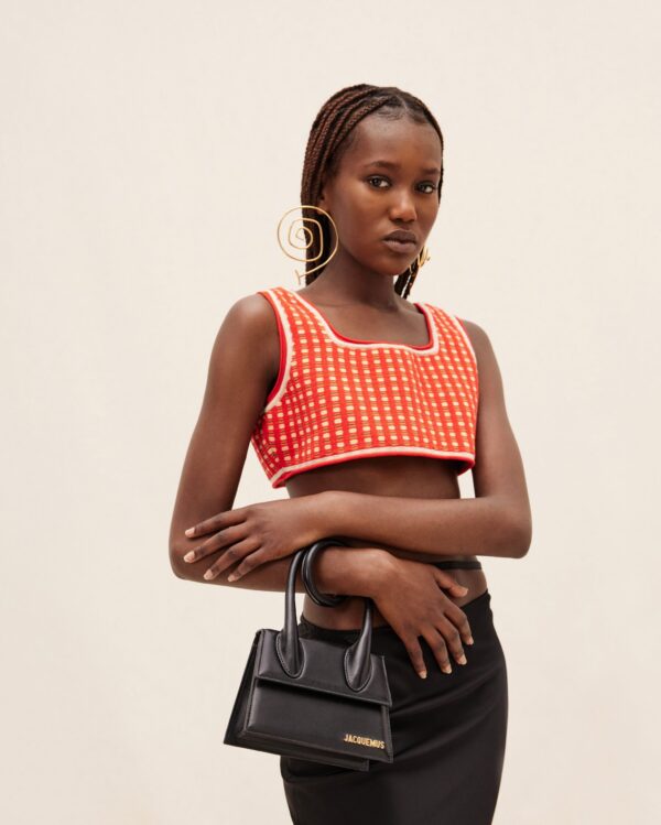 Jacquemus Le Chiquito Noeud  Coiled leather handbag. - Image 3