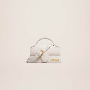 Jacquemus Le Bambino Mini flap bag.