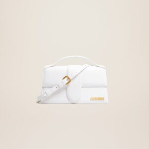 Jacquemus Le grand Bambino Handbag with adjustable crossbody strap.
