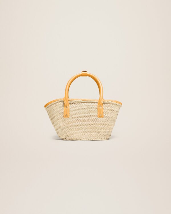 Jacquemus Le petit panier Soli  Raphia beach basket bag. - Image 4