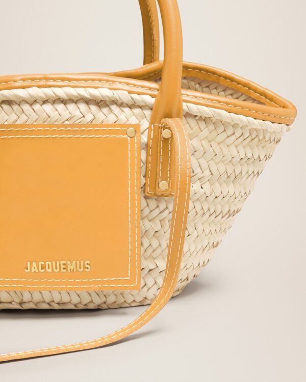 Jacquemus Le petit panier Soli  Raphia beach basket bag. - Image 5