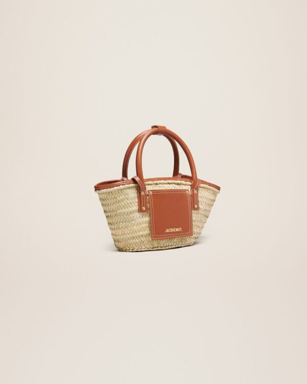 Jacquemus Le petit panier Soli  Raphia beach basket bag - Image 3