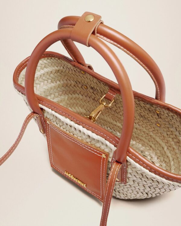 Jacquemus Le petit panier Soli  Raphia beach basket bag - Image 6