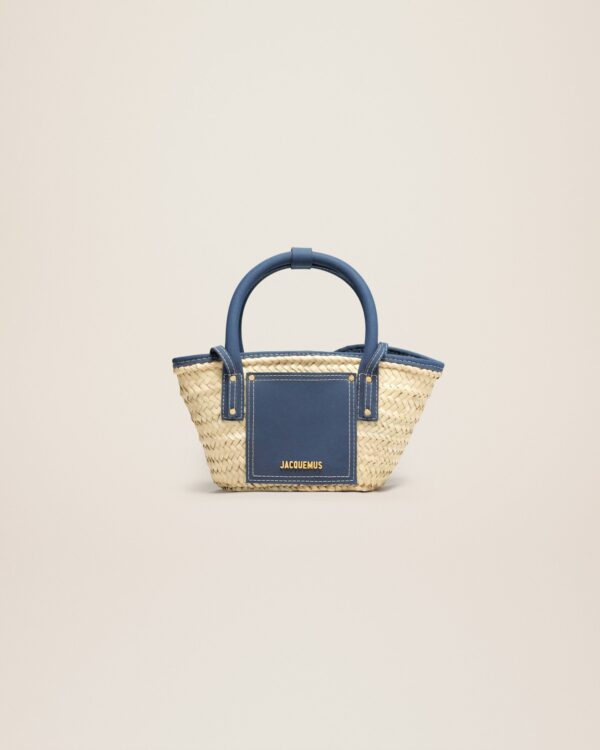 Jacquemus Le petit panier Soli  Mini beach basket bag.