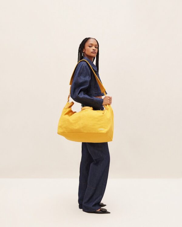 Jacquemus Le sac à linge  Wicker flap bag - Image 3