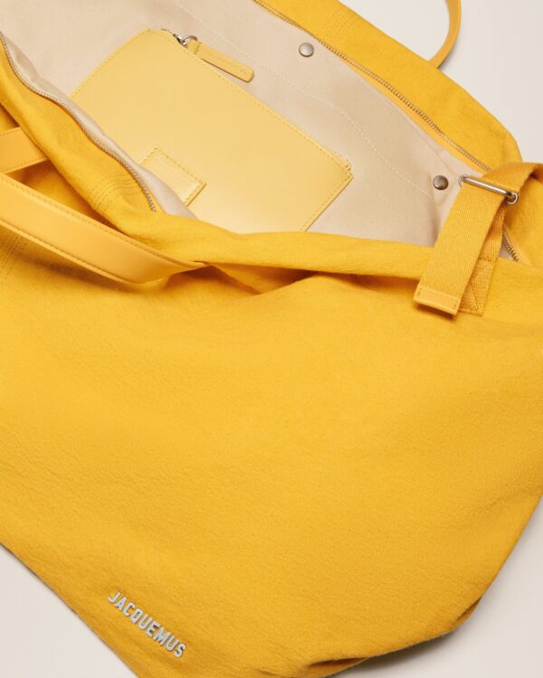 Jacquemus Le sac à linge  Wicker flap bag - Image 6