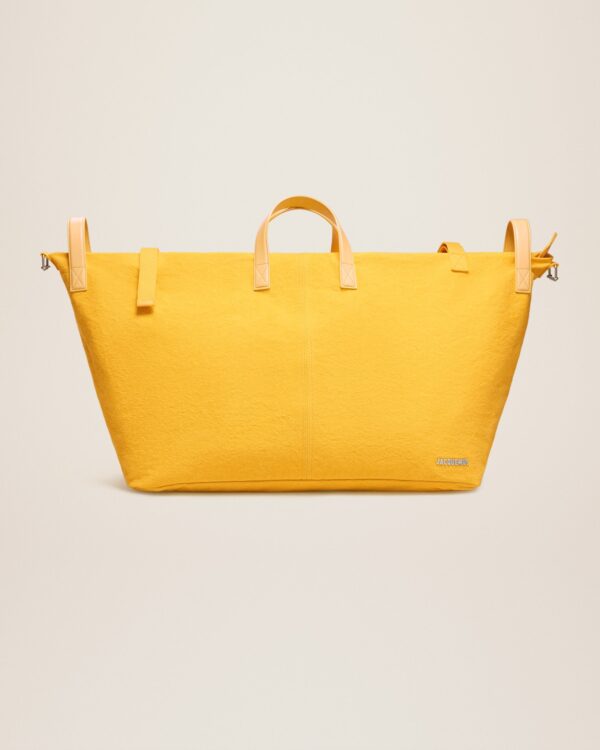 Jacquemus Le sac à linge  Wicker flap bag