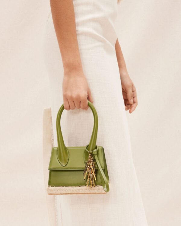 Jacquemus Le Chiquito moyen Cordao  Espadrille signature handbag. - Image 2