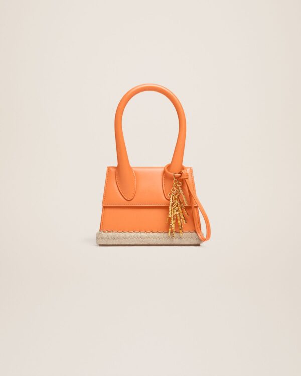 Jacquemus Le Chiquito moyen Cordao  Espadrille signature handbag.