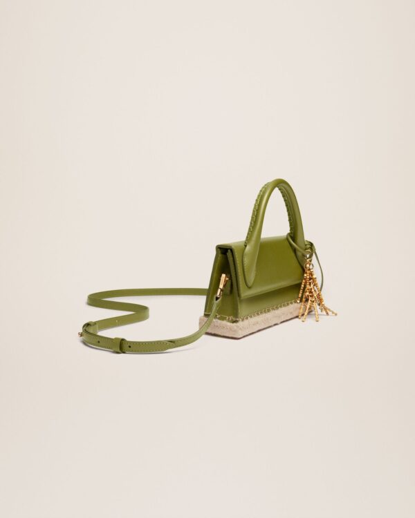 Jacquemus Le Chiquito long Cordao  Espadrille signature handbag. - Image 3