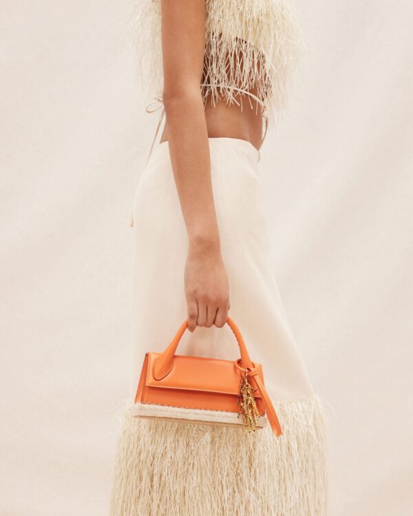 Jacquemus Le Chiquito long Cordao  Espadrille signature handbag. - Image 2