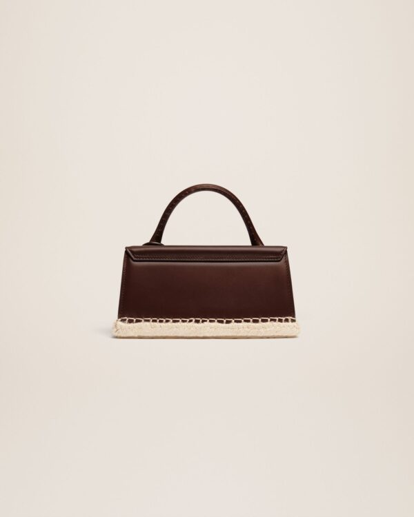 Jacquemus Le Chiquito long Cordao  Espadrille signature handbag. - Image 4