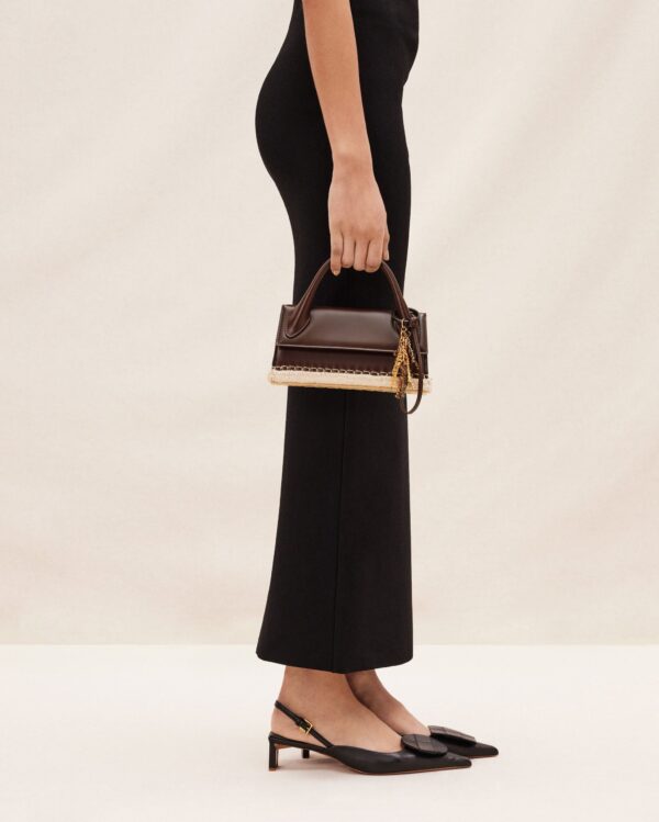 Jacquemus Le Chiquito long Cordao  Espadrille signature handbag. - Image 2