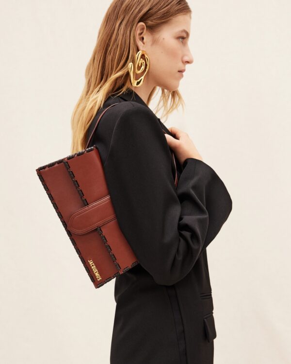 Jacquemus Le Bambino long lacet  Long laced flap bag. - Image 2