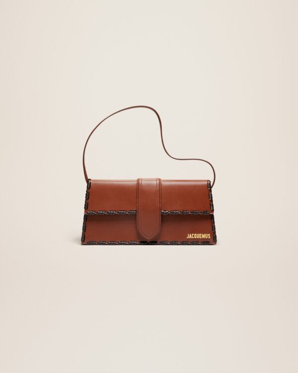 Jacquemus Le Bambino long lacet  Long laced flap bag.