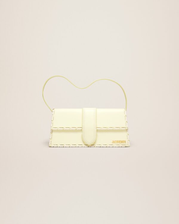 Jacquemus Le Bambino long lacet  Long laced flap bag.