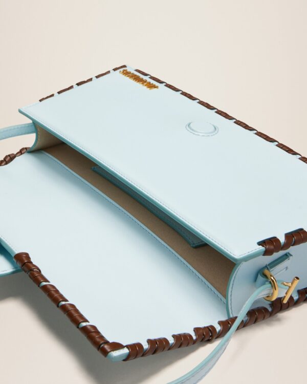 Jacquemus Le Bambino long lacet  Long laced flap bag. - Image 6