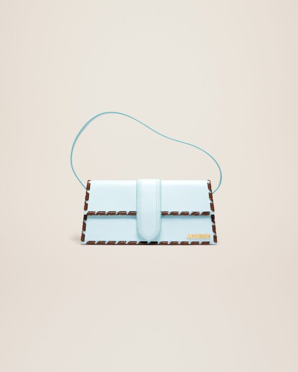 Jacquemus Le Bambino long lacet  Long laced flap bag.