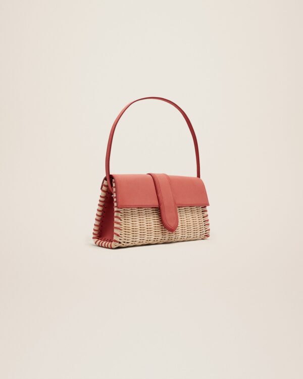 Jacquemus Le Bambino long Osier  Wicker flap bag - Image 3