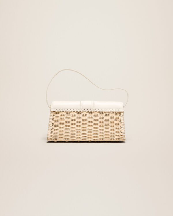 Jacquemus Le Bambino long Osier  Wicker flap bag - Image 4