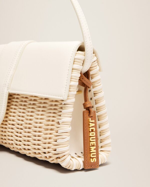 Jacquemus Le Bambino long Osier  Wicker flap bag - Image 5
