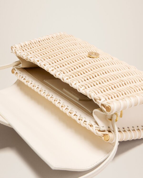 Jacquemus Le Bambino long Osier  Wicker flap bag - Image 6