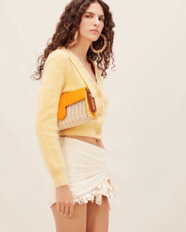 Jacquemus Le Bambino long Osier  Wicker flap bag - Image 2