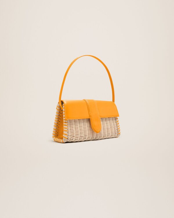 Jacquemus Le Bambino long Osier  Wicker flap bag - Image 3