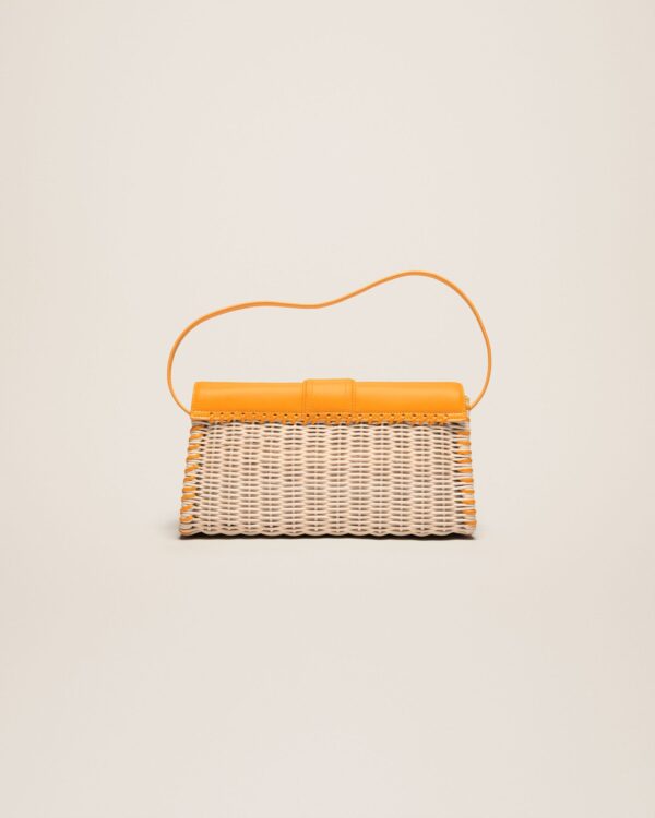 Jacquemus Le Bambino long Osier  Wicker flap bag - Image 4