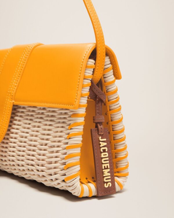 Jacquemus Le Bambino long Osier  Wicker flap bag - Image 5