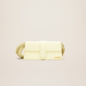 Jacquemus Le Bambino long Ficiu Strand strap flap bag.