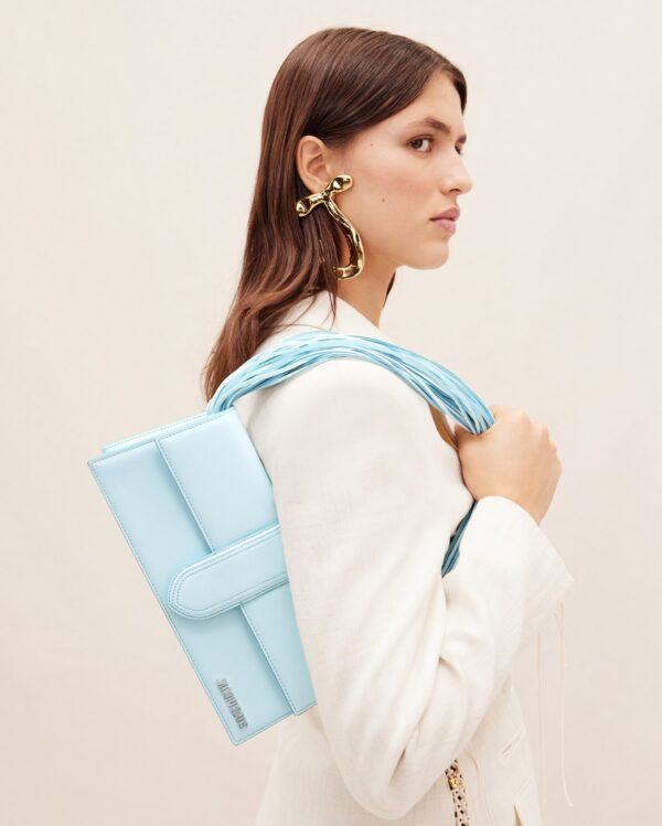 Jacquemus Le Bambino long Ficiu  Strand strap flap bag - Image 2