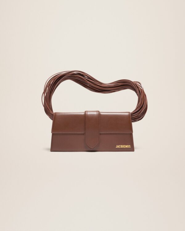 Jacquemus Le Bambino long Ficiu  Strand strap flap bag. - Image 5