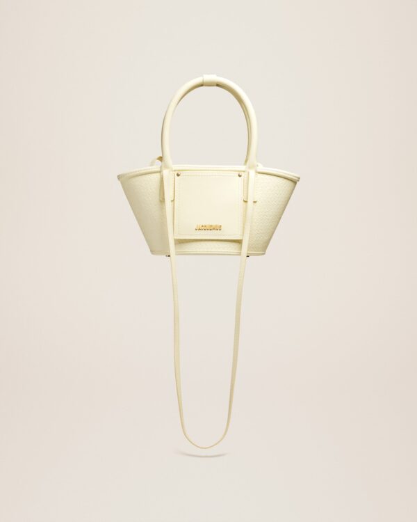 Jacquemus Le petit panier Soli cuir  Mini leather beach basket bag - Image 5