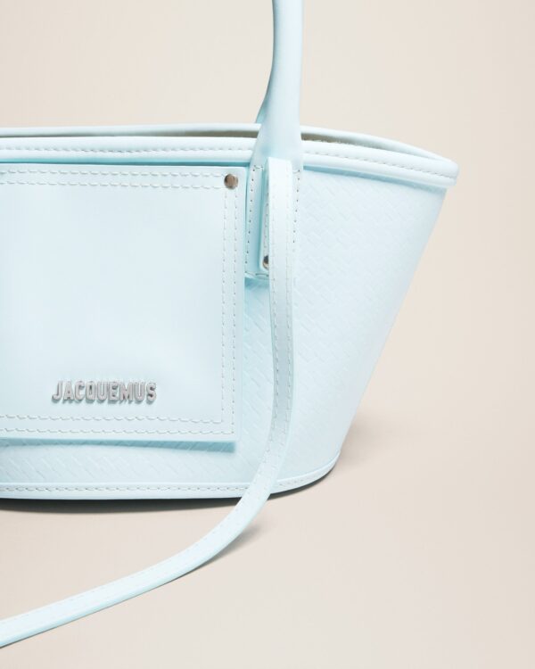 Jacquemus Le petit panier Soli cuir  Mini leather beach basket bag. - Image 5