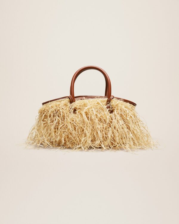 Jacquemus Le panier Soli Raphia  Raphia beach basket bag. - Image 4