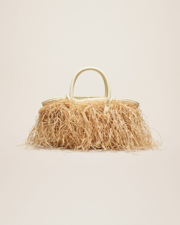 Jacquemus Le panier Soli Raphia  Raphia beach basket bag. - Image 4